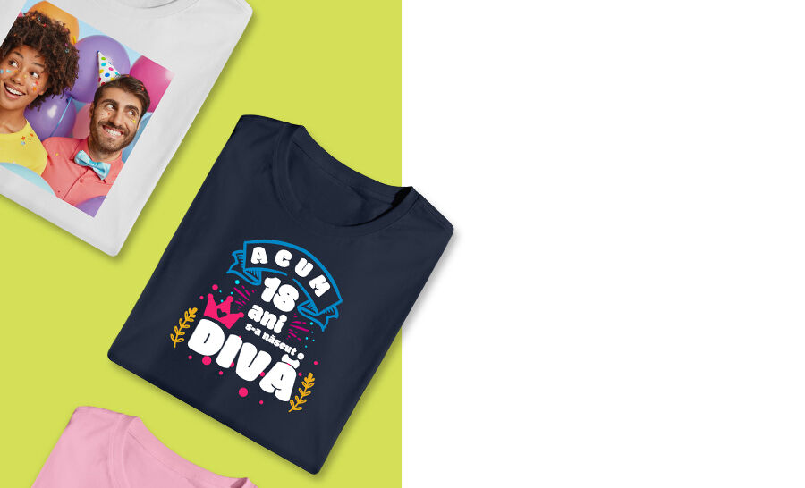 Personalised T-shirts for anniversaries