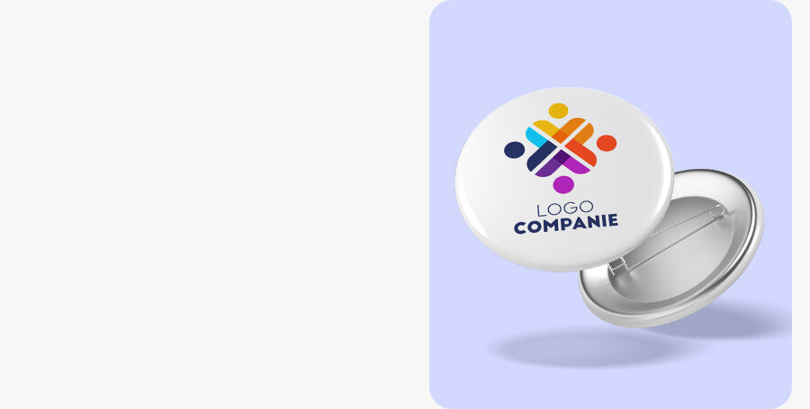 Customised corporate badges