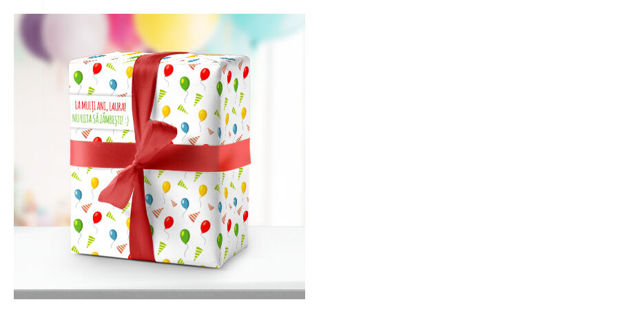 Personalised wrapping paper - birthday