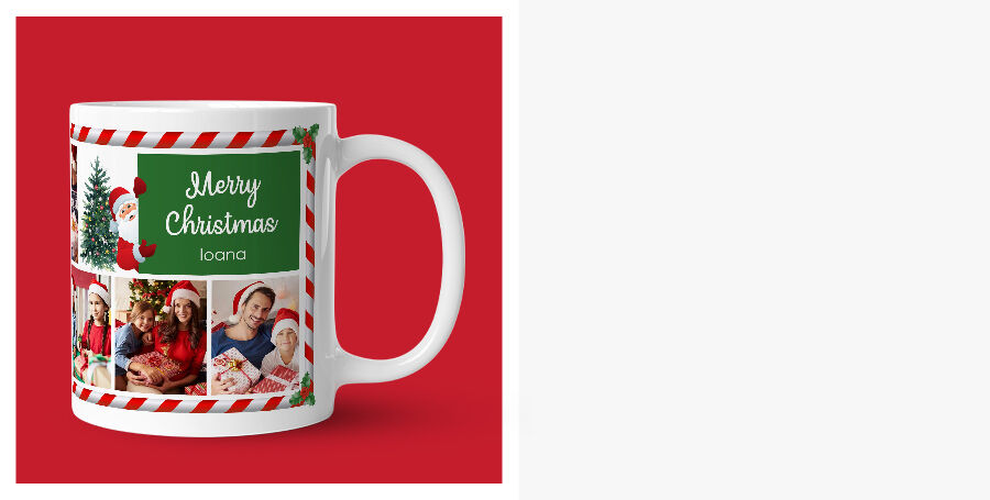Personalised Christmas mugs