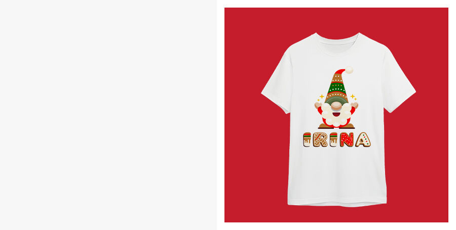 Personalised Christmas T-shirts