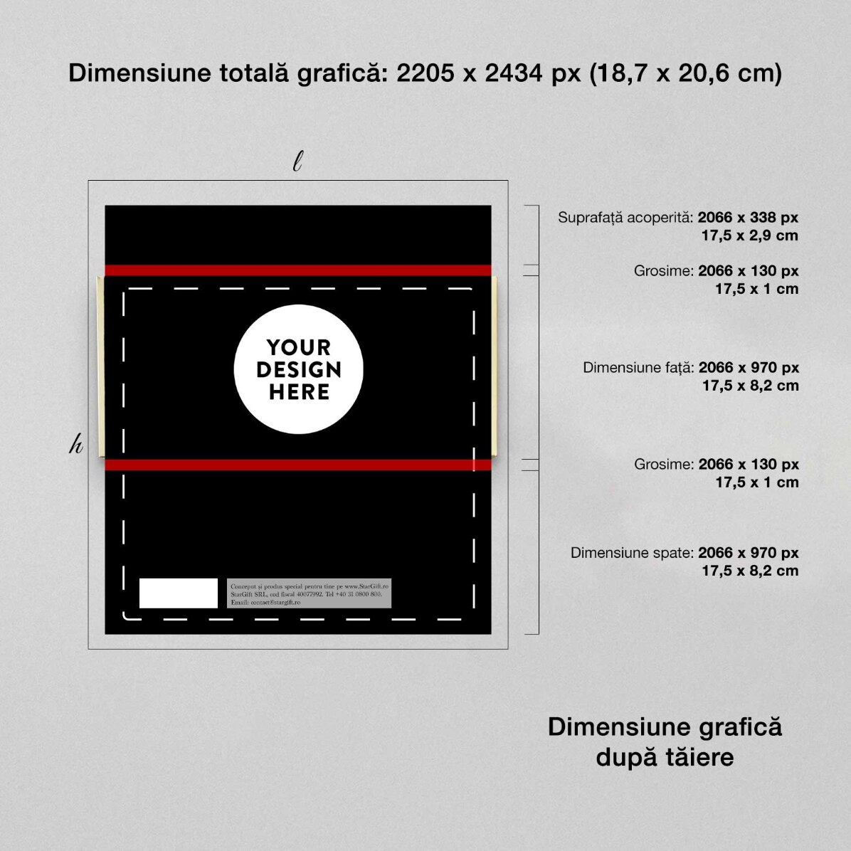 Ciocolată personalizată cu grafica ta