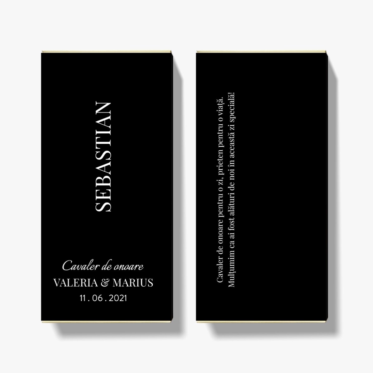 Ciocolată personalizată cu text - Groomsmen