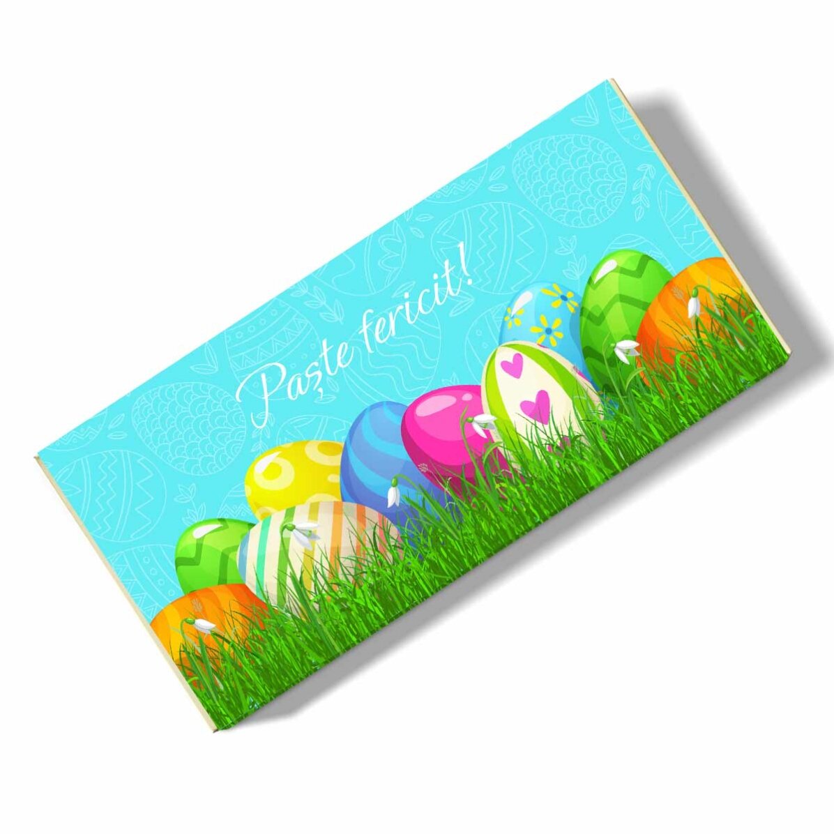Ciocolată personalizată cu text - Happy Easter Day