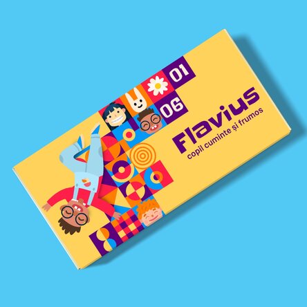 Ciocolată personalizată cu text pentru copii - Kiddo