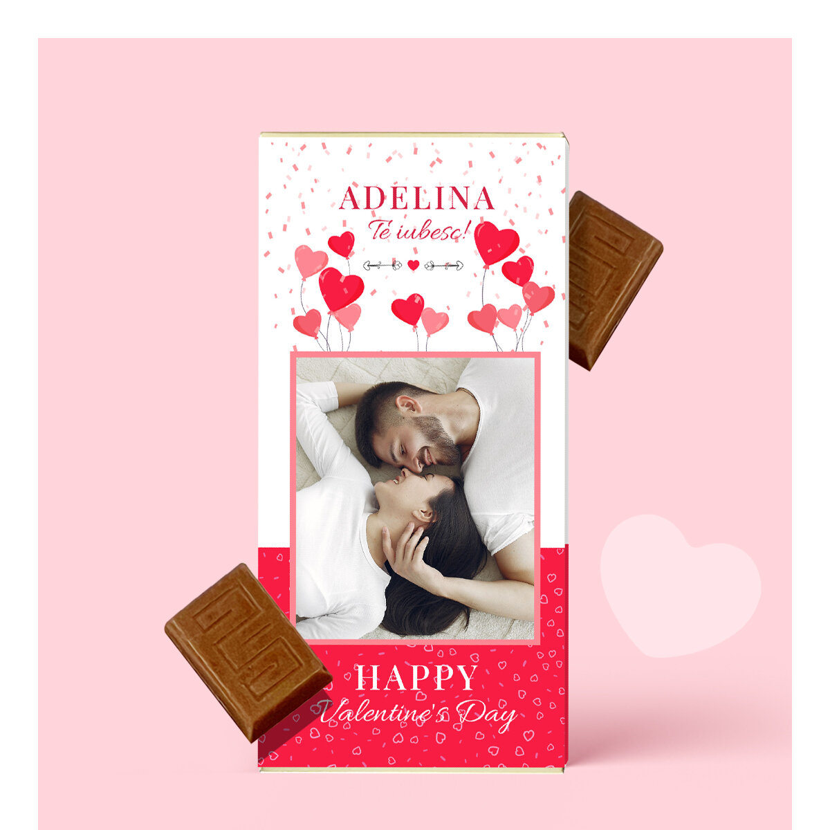 Ciocolată personalizată de Valentine