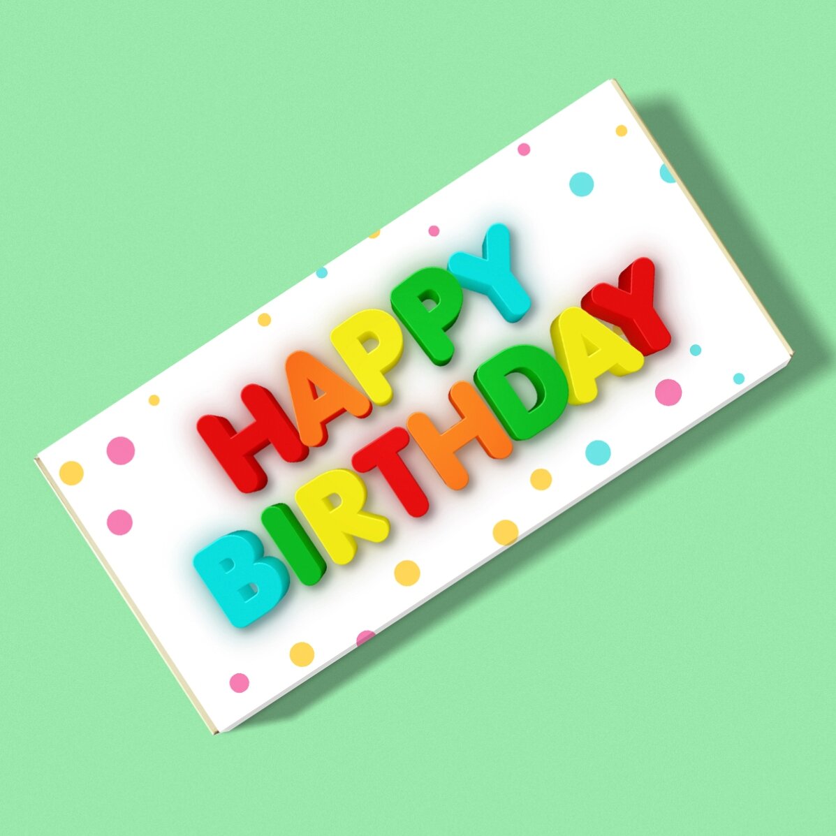 Ciocolată personalizată - Happy Birthday!