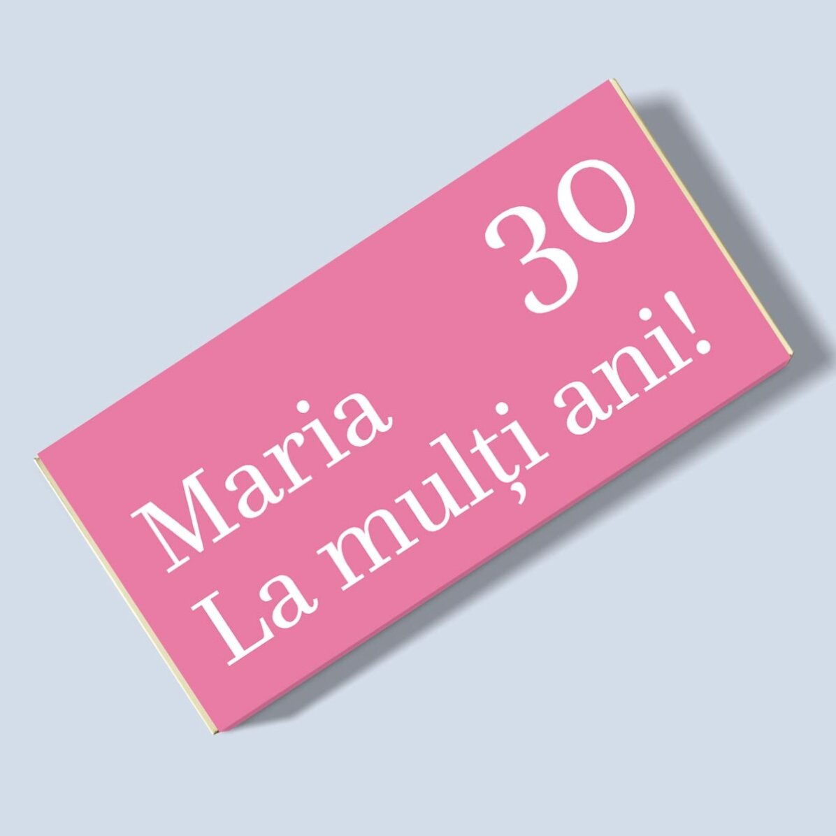 Ciocolată personalizată - La Mulți Ani