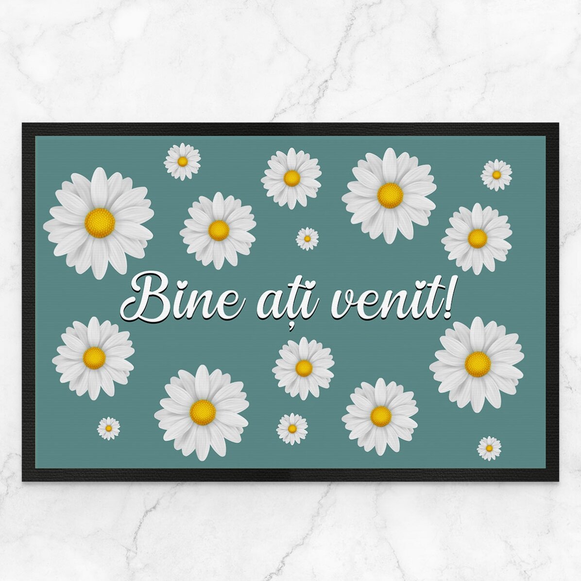 Covoraș de intrare personalizat cu text - Margarete