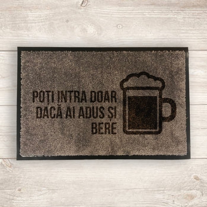 Customised indoor entrance mat - Beer