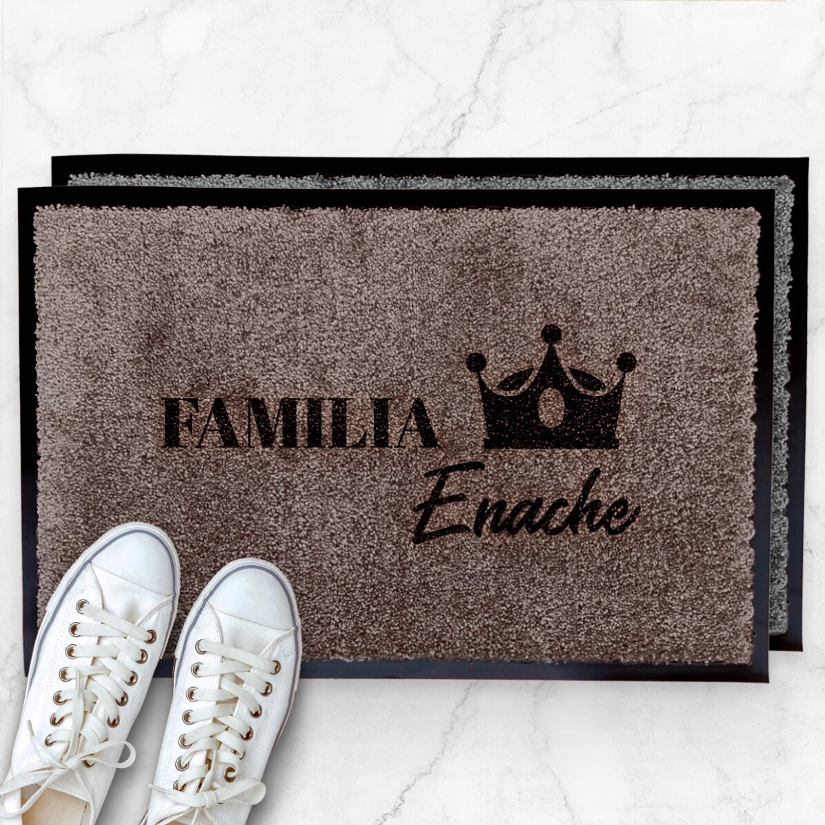 Covoraș intrare de interior personalizat - Familie regală