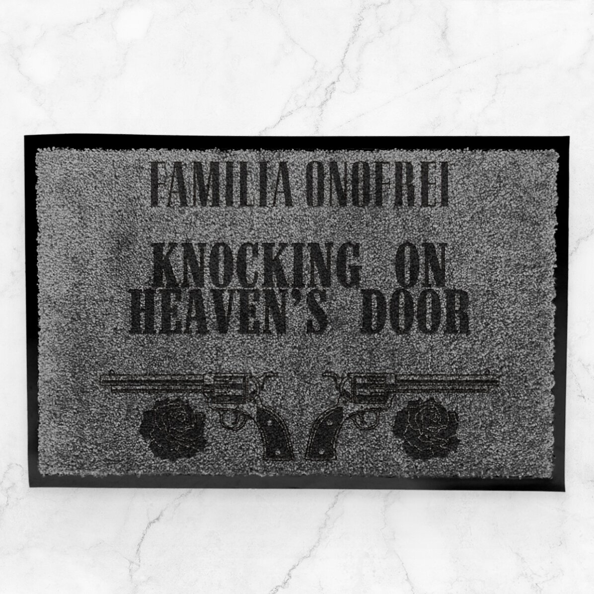 Covoraș intrare de interior personalizat - Knocking on heaven