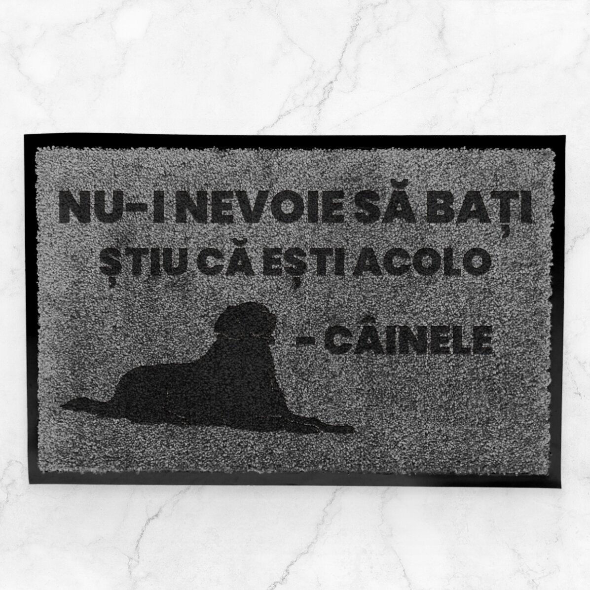 Covoraș intrare de interior personalizat - Nu-i nevoie să bați