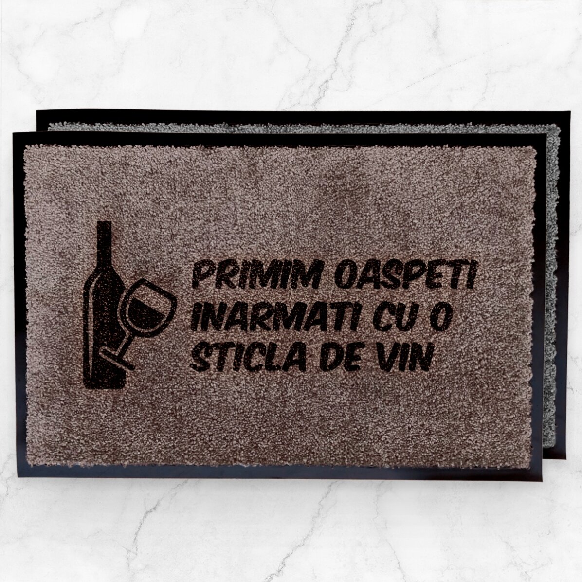 Covoraș intrare de interior personalizat - Vin