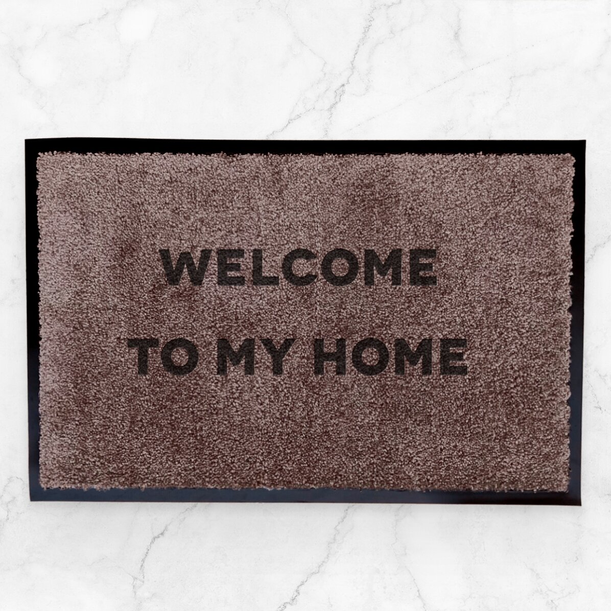 Customised indoor entrance mat - Welcome to my home