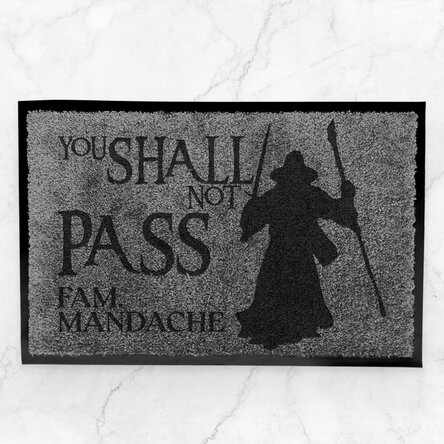 Covoraș intrare de interior personalizat - You shall not pass