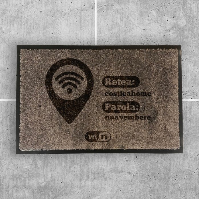 Covoraș intrare de interior personalizat  - Wi-FI Zone