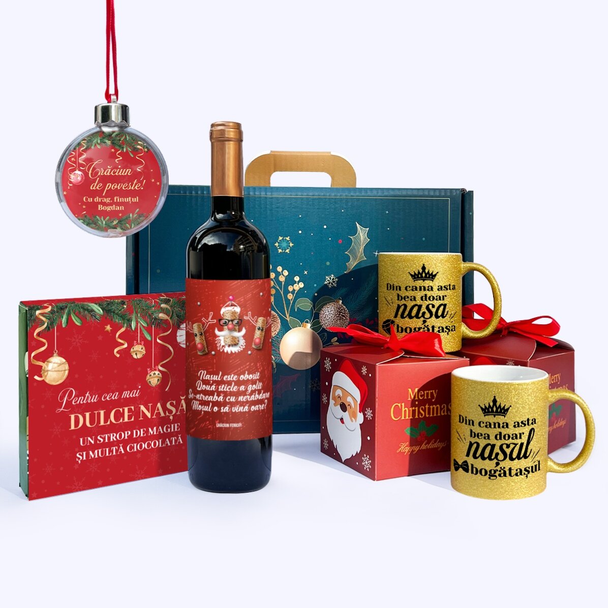 Christmas gift box for your dearest godparents