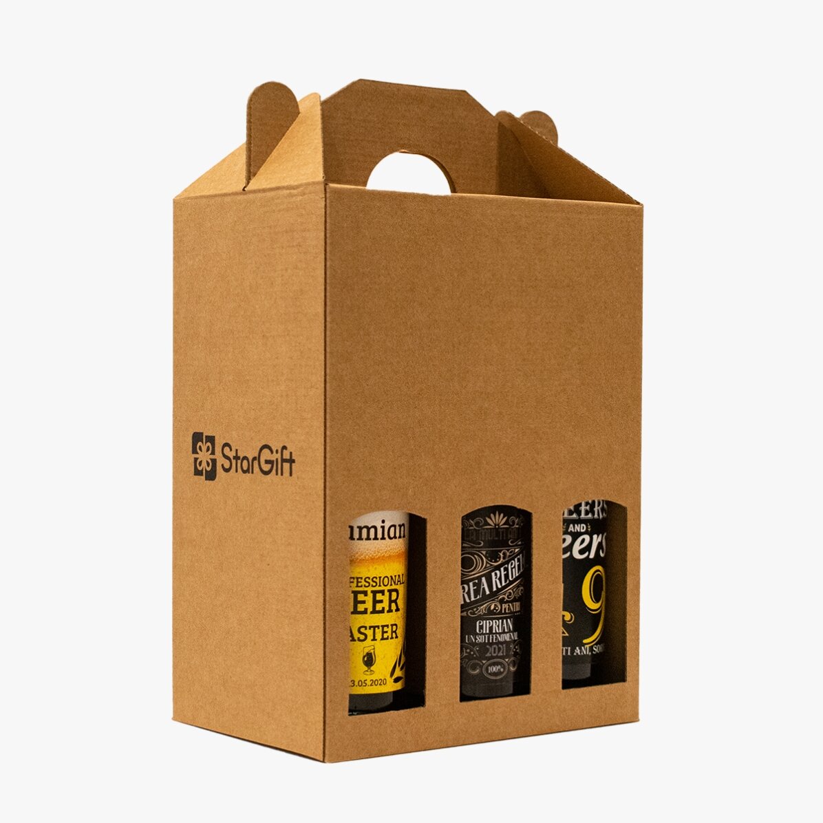 Bax / set / cutie cadou pentru 6 sticle bere