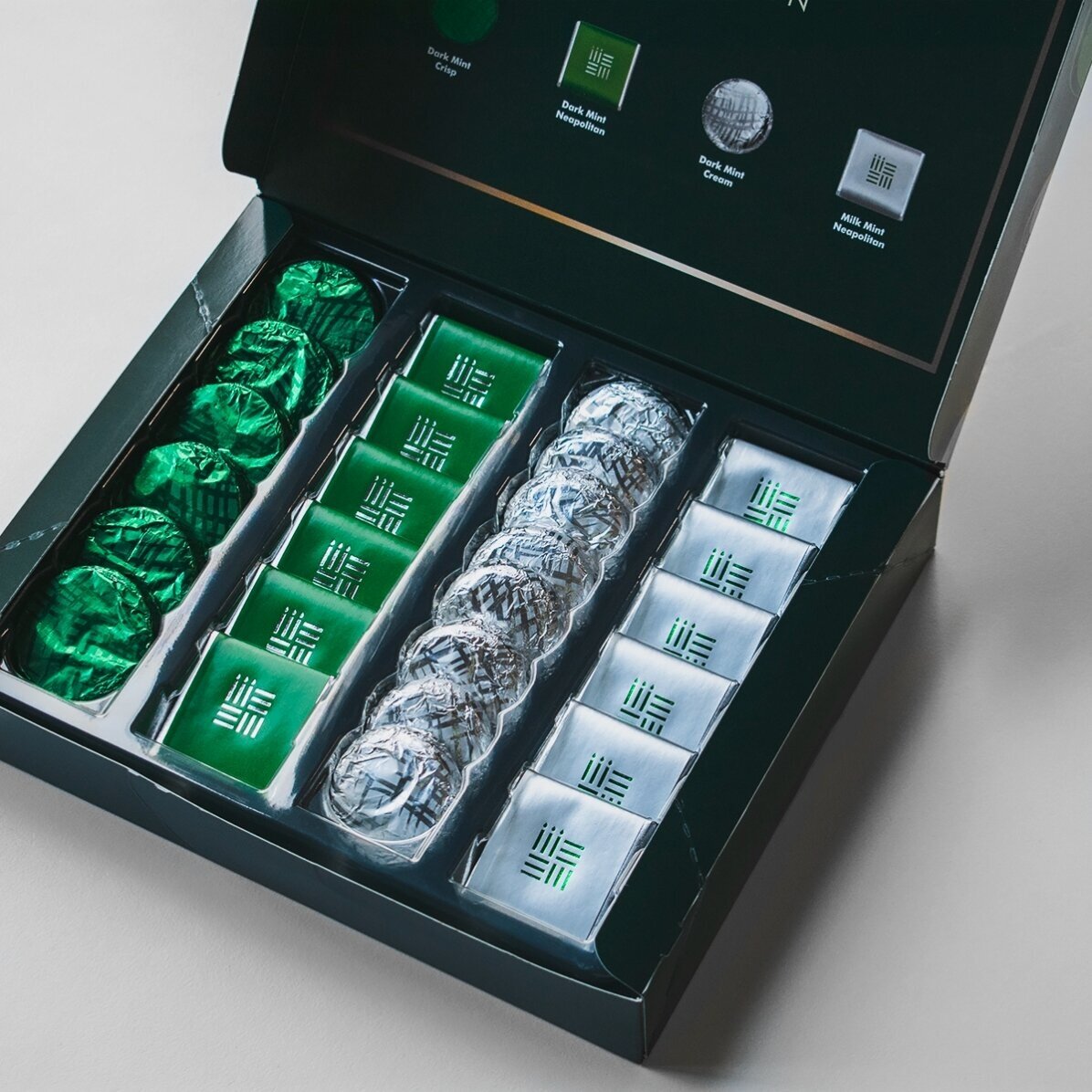 Personalised box of chocolates with logo and text - Spring