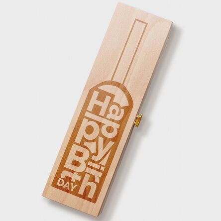 Wine box - Happy Birthday