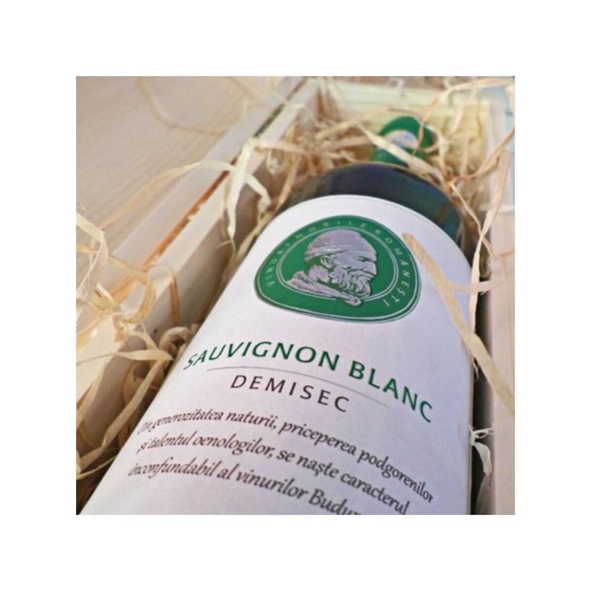 Personalised wine box with text - The most beautiful thoughts