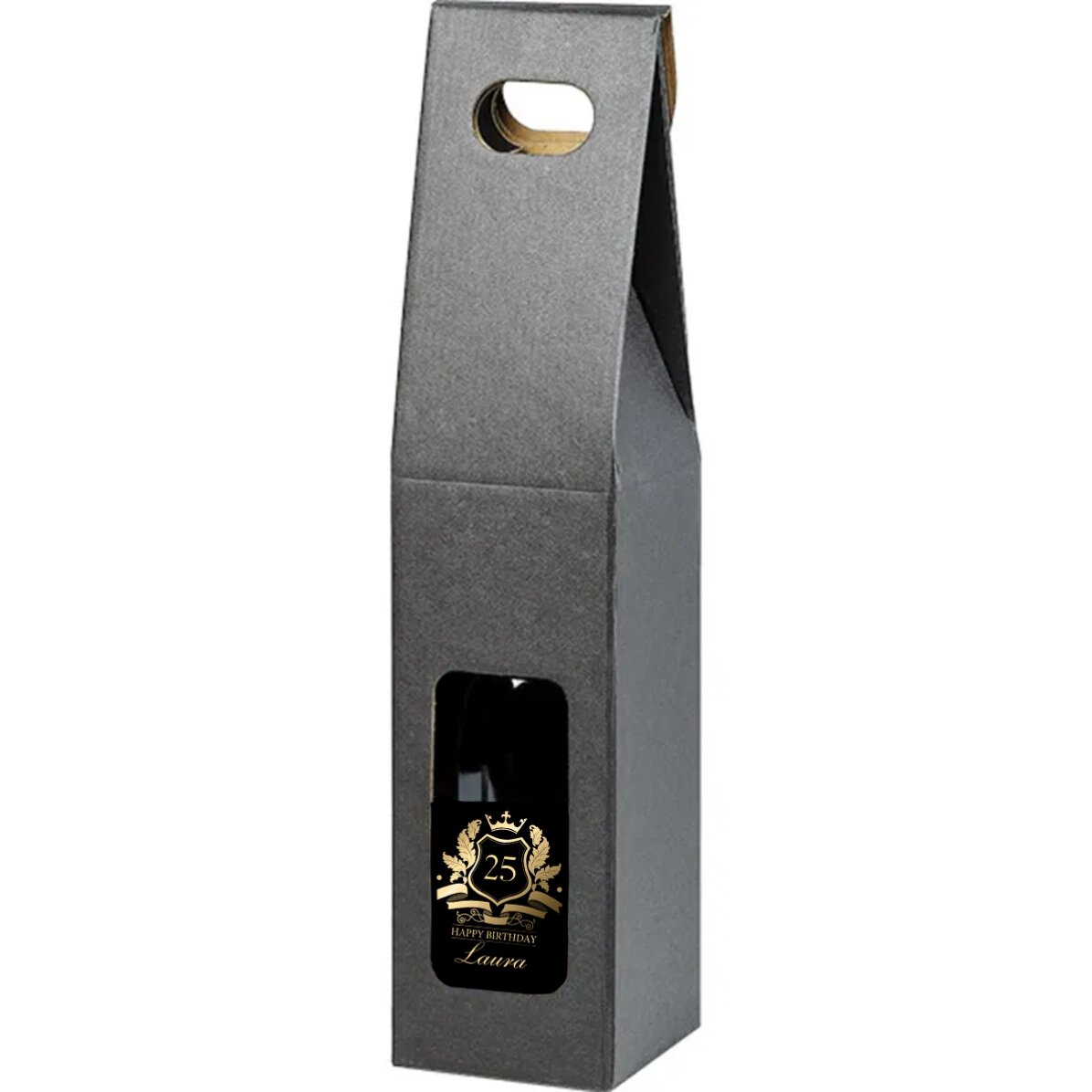 Elegant gift box with a handle for beaters