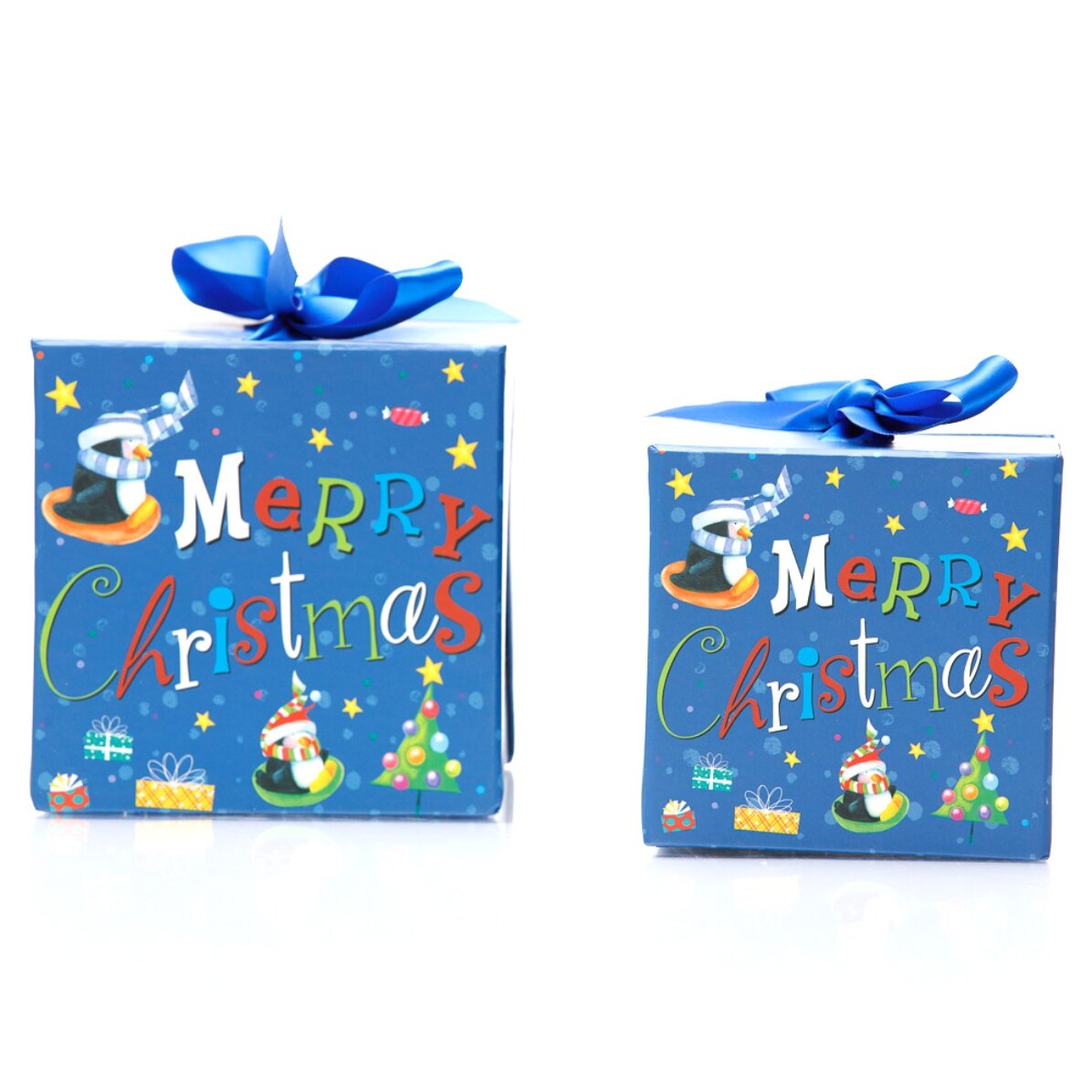 Christmas gift box - colourful gift model