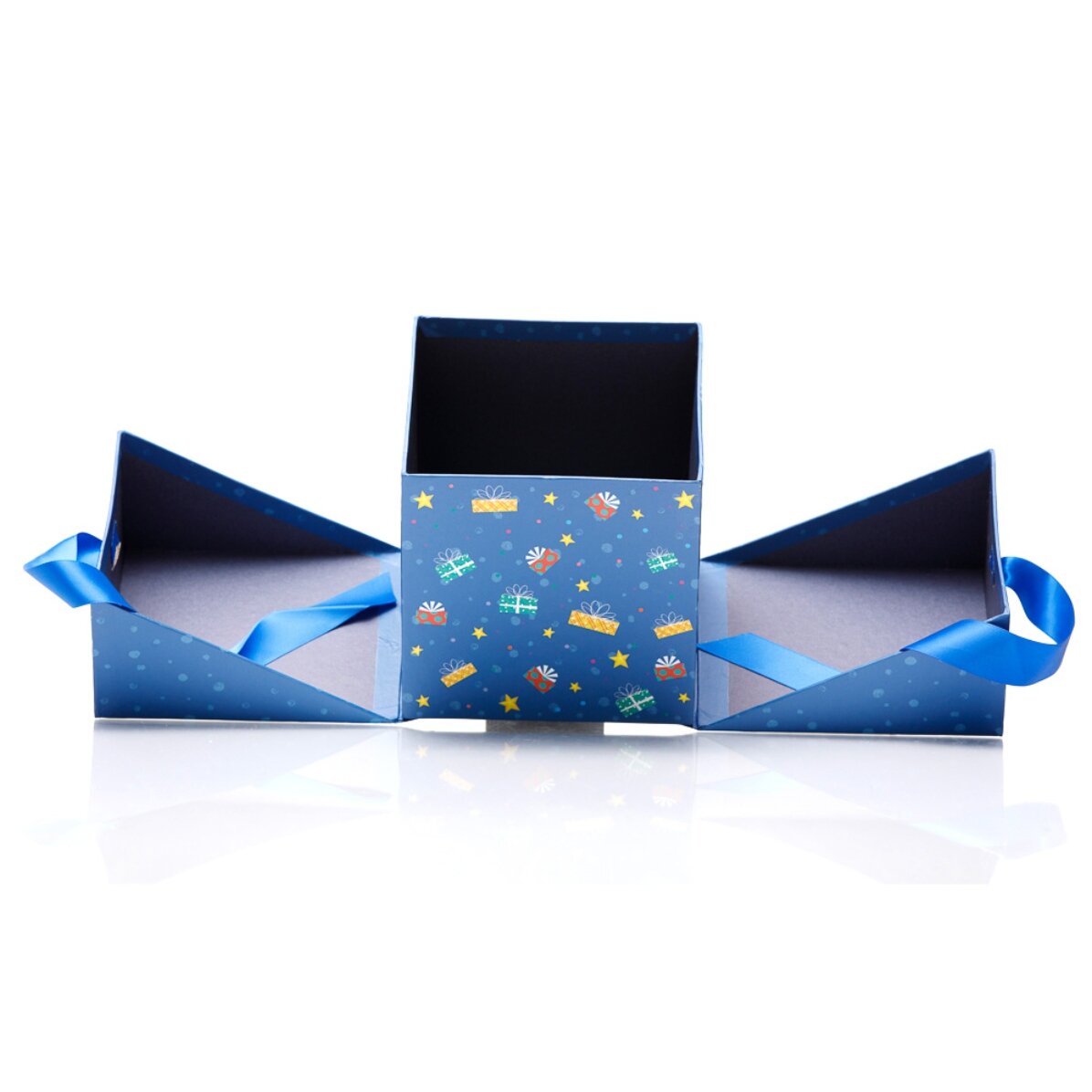 Christmas gift box - colourful gift model