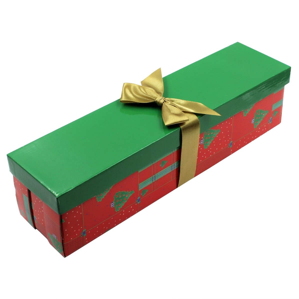 Foldable beverage box - fir tree model