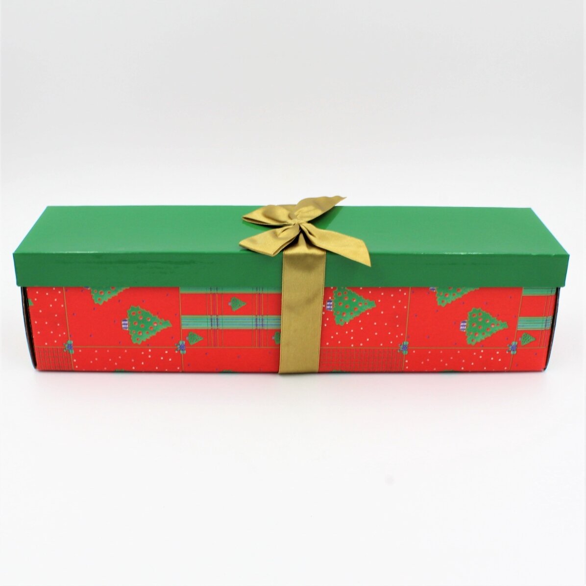 Foldable beverage box - fir tree model