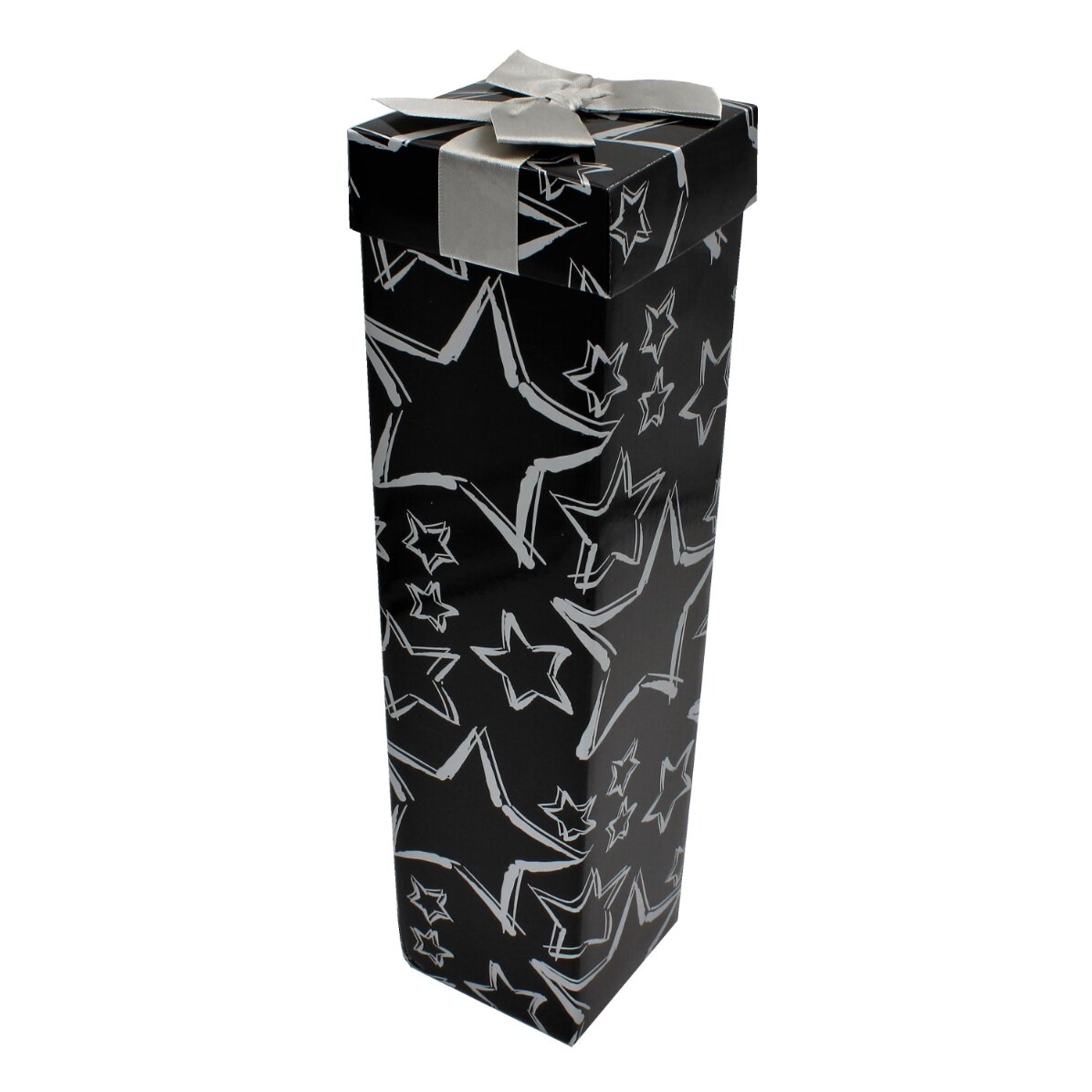 Foldable beverage box - abstract design