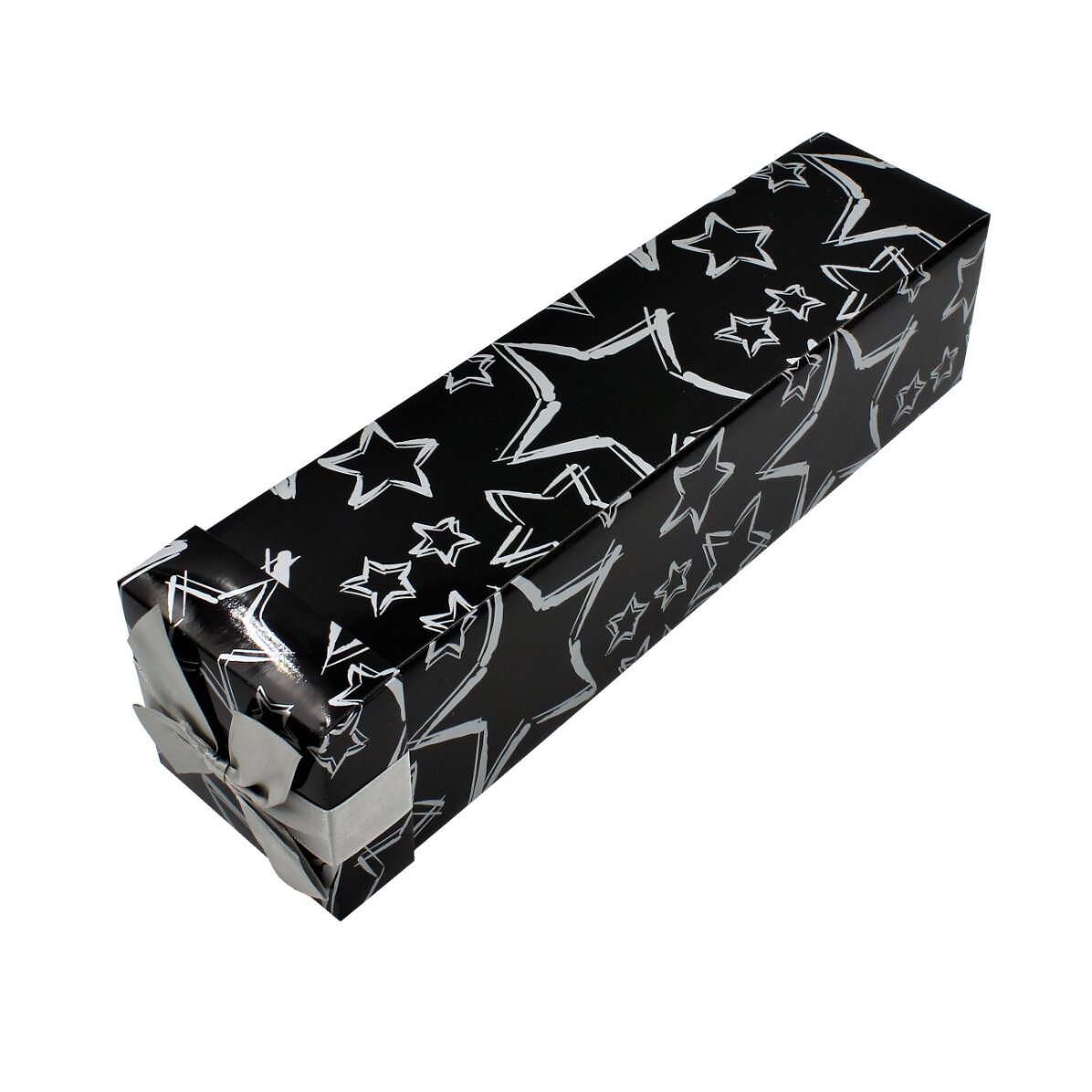 Foldable beverage box - abstract design