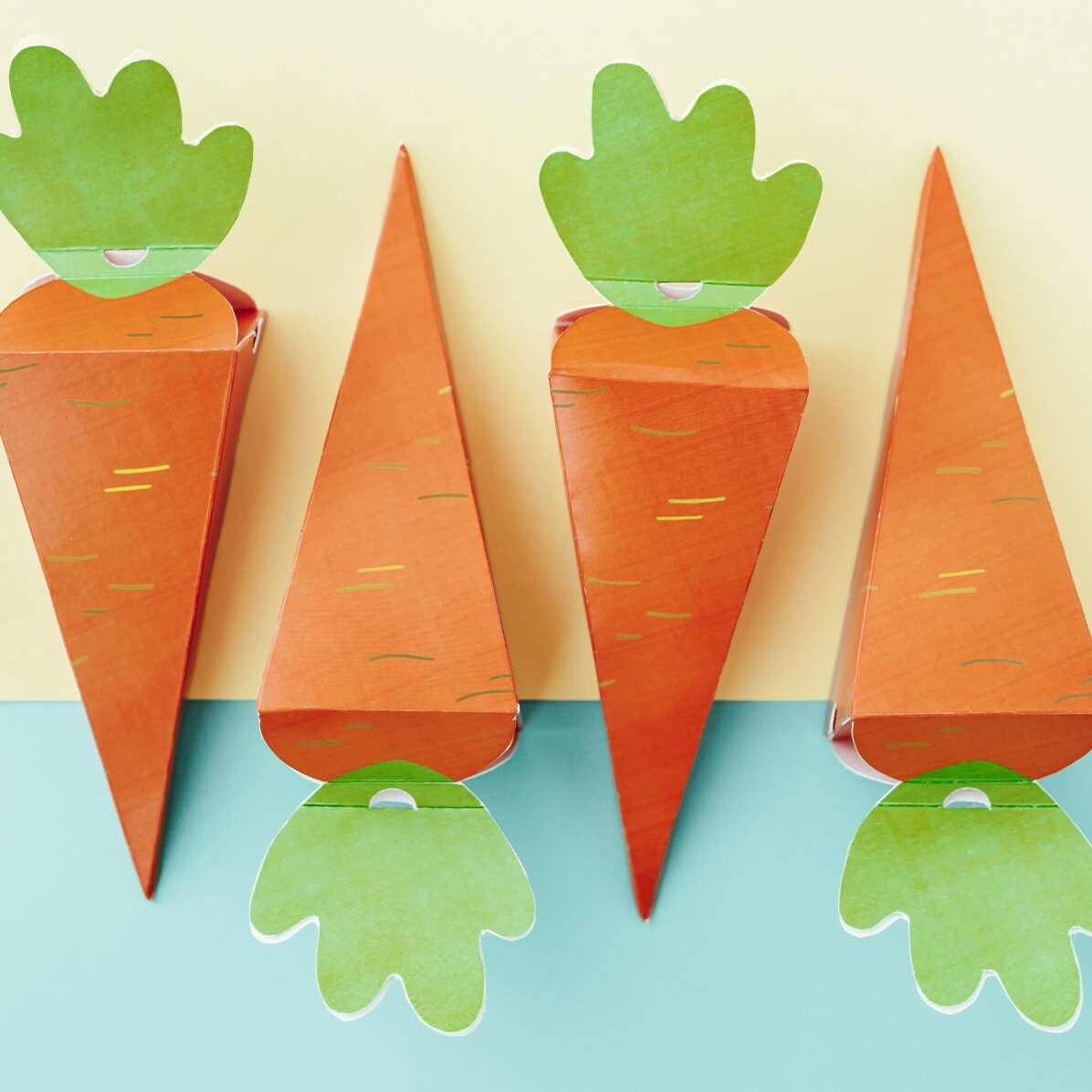 Premium box for sweets/small Easter gifts - Carrot