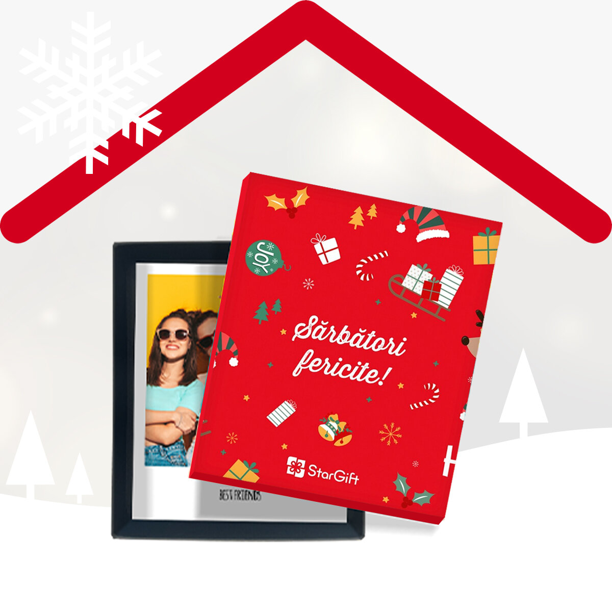 Boxes with photographs