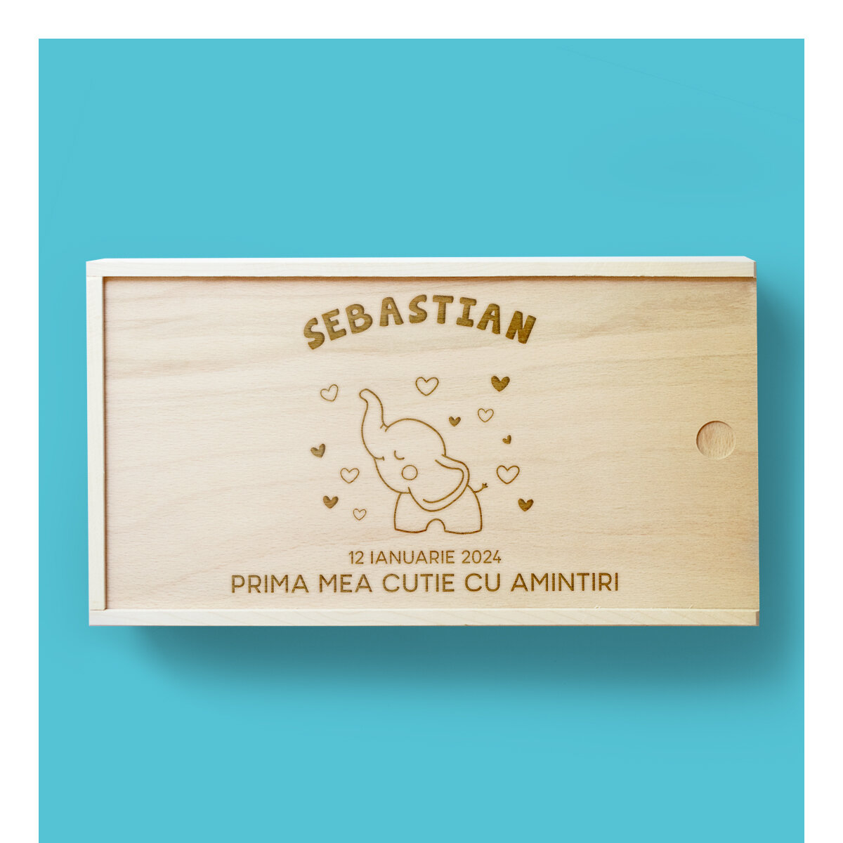 Wooden gift boxes