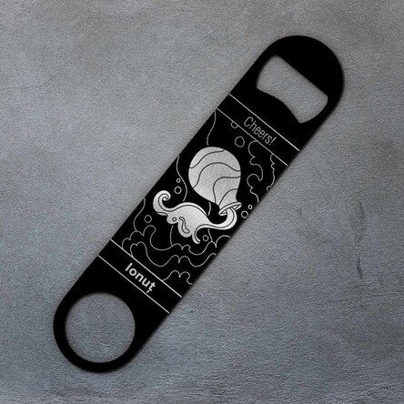 Desfăcător de bere personalizat cu text - Zodia Vărsător