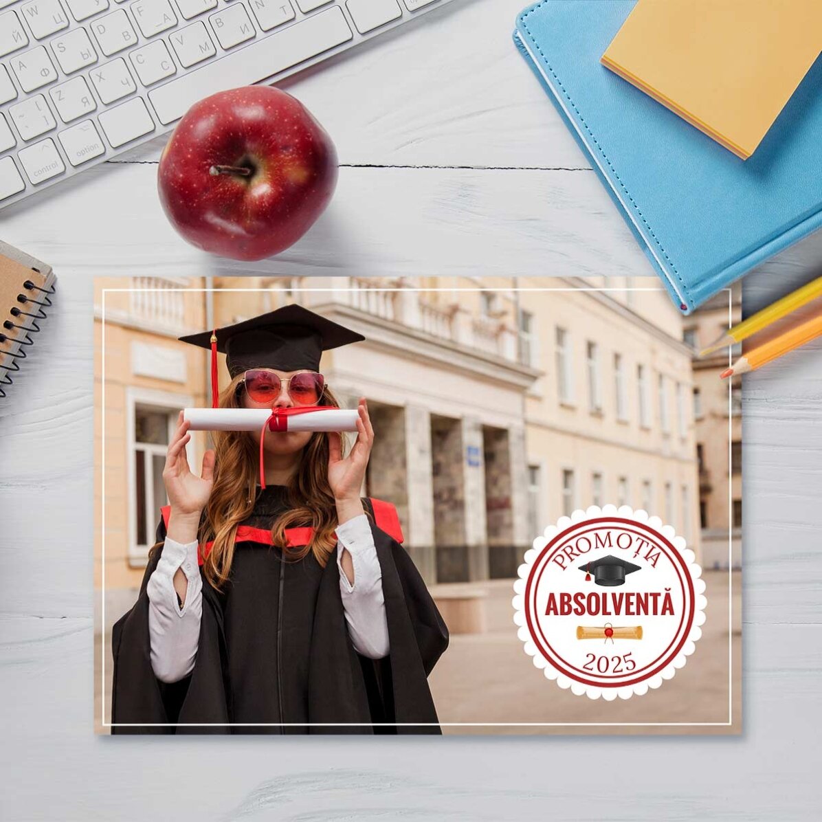 Diplomă personalizată cu poză și text - Momente de neuitat