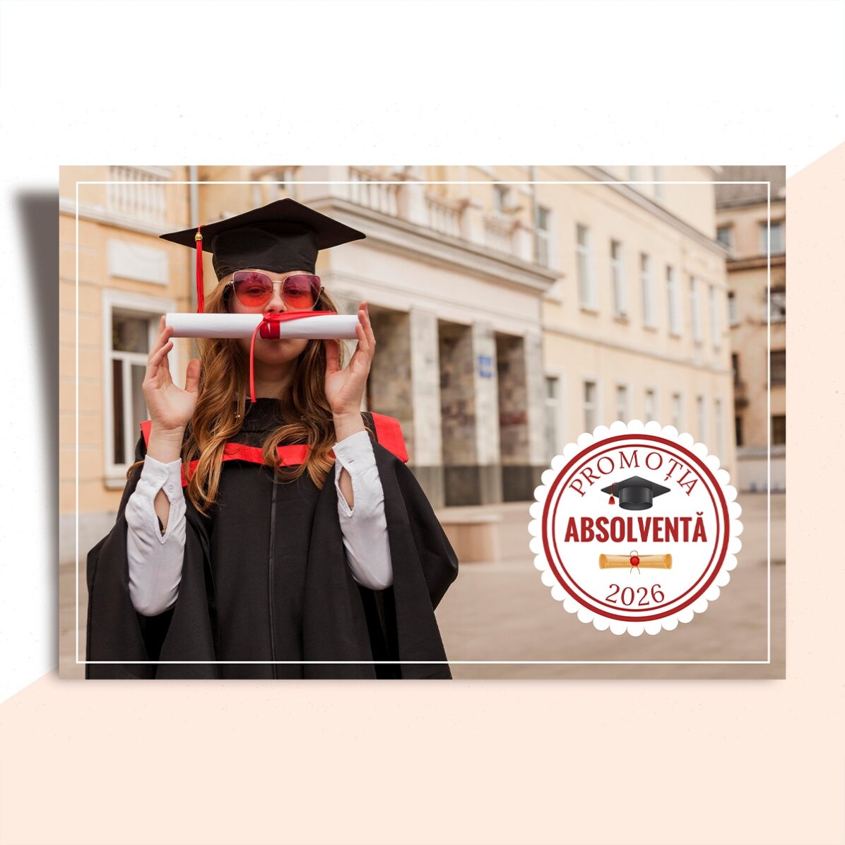 Personalised diploma with photo and text - Unforgettable moments
