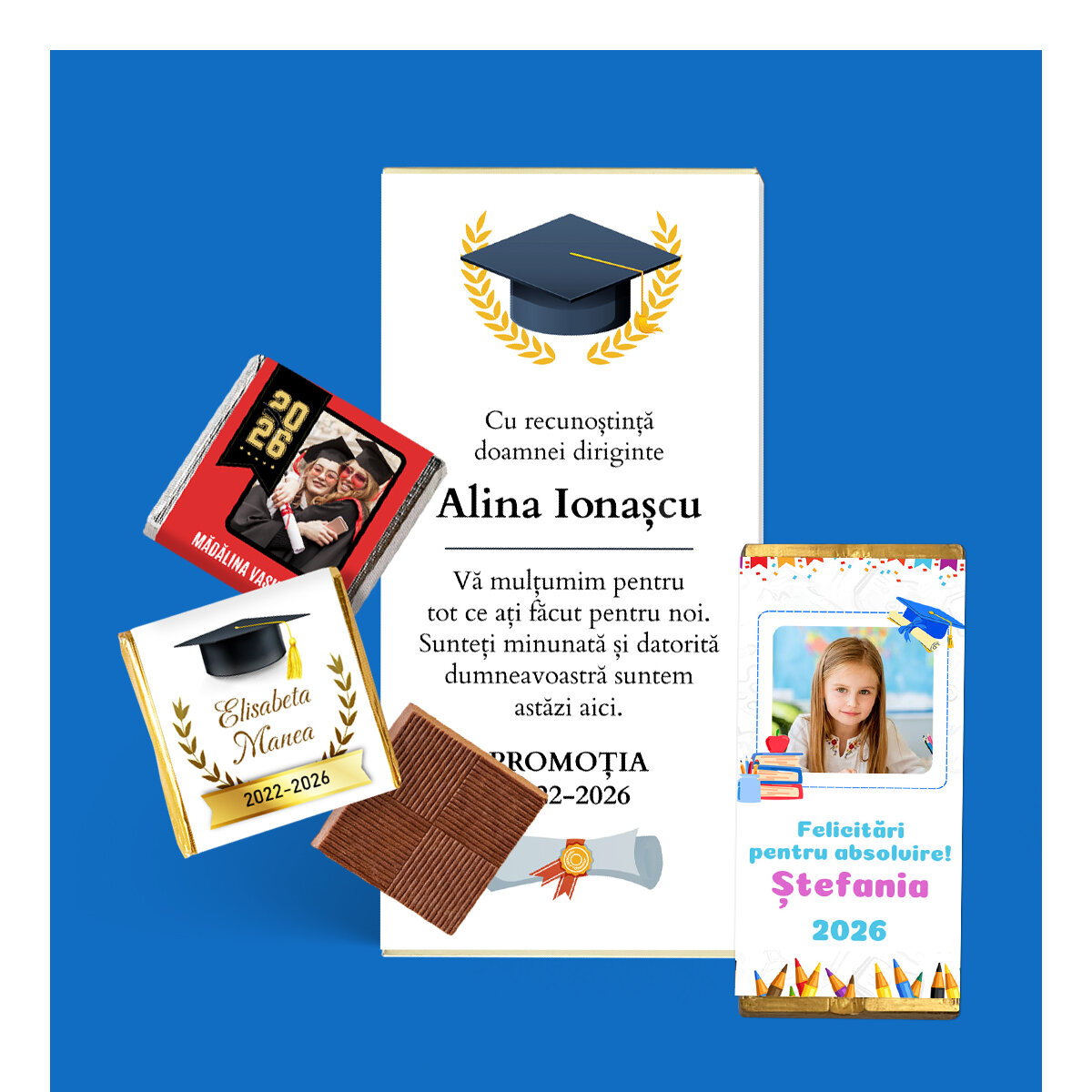 Personalised sweets for graduation
