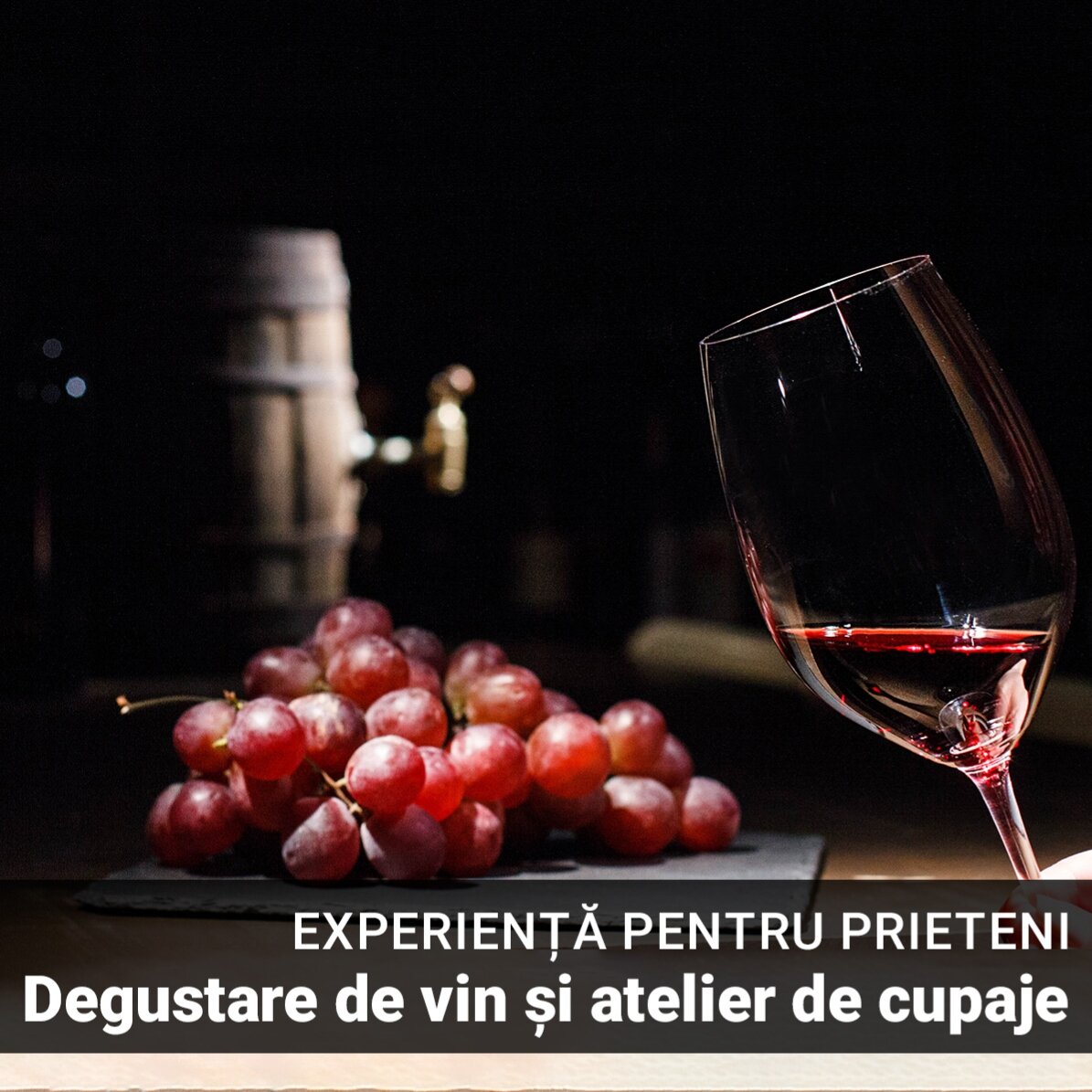Escapadă în grup alături de prieteni  - Degustare de vinuri și atelier de cupaje la crama Budureasca