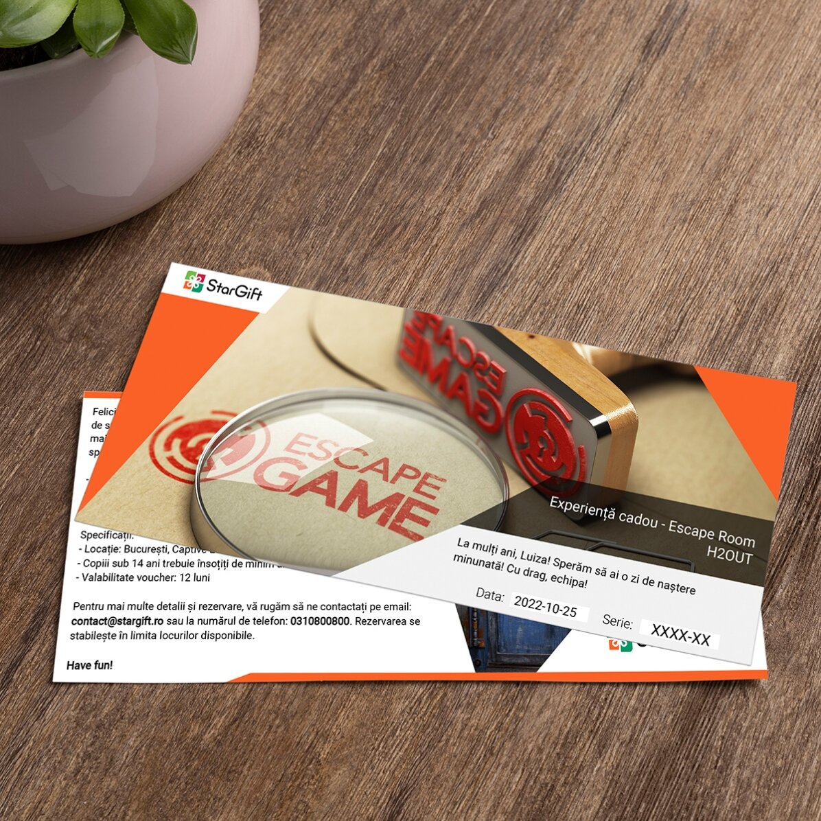 Experiență cadou - Escape Room H2OUT