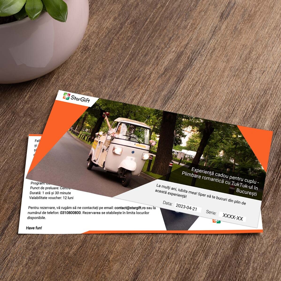 Experiență cadou pentru cuplu - Plimbare romantică cu TukTuk-ul în București