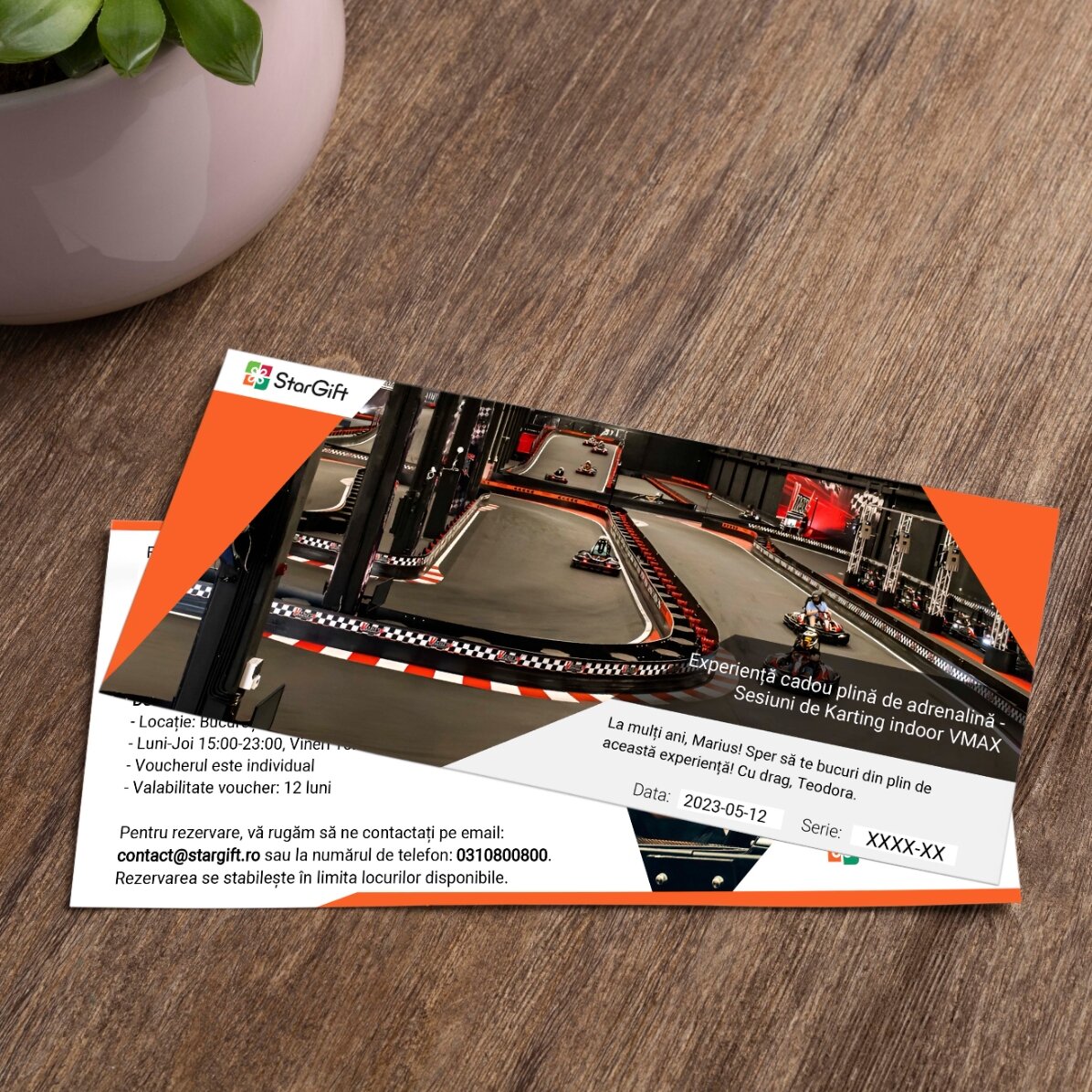 Experiență cadou plină de adrenalină - Sesiuni de Karting indoor în București