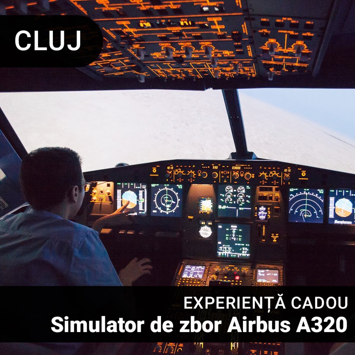 Experiență cadou - Simulator de zbor în Cluj - Airbus A320