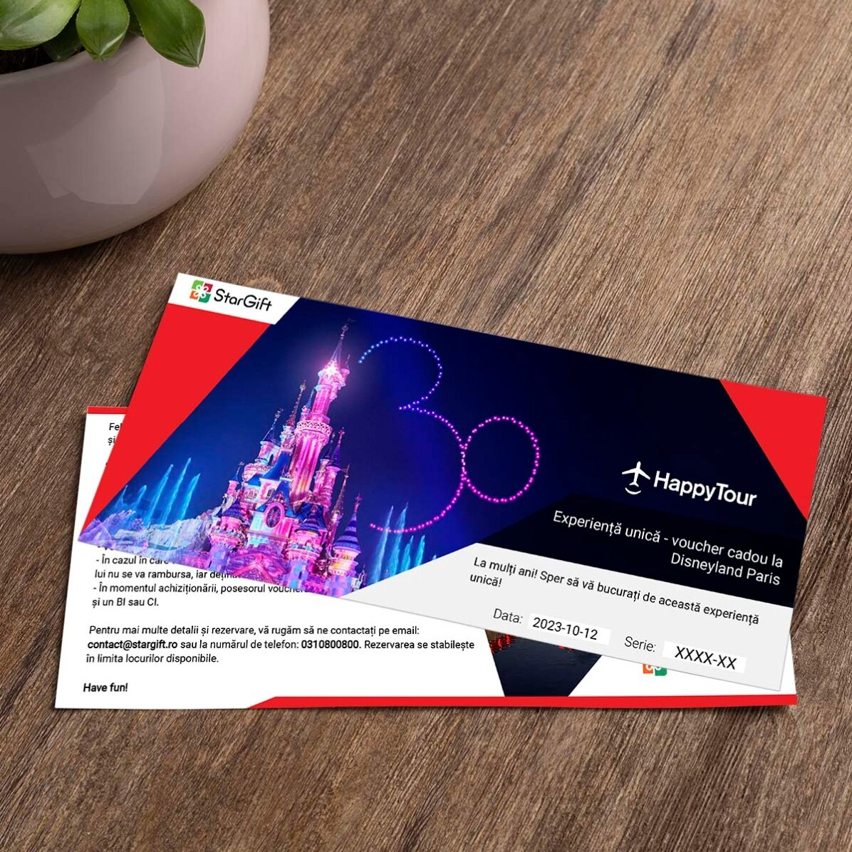 Experiență unică - voucher cadou la Disneyland Paris