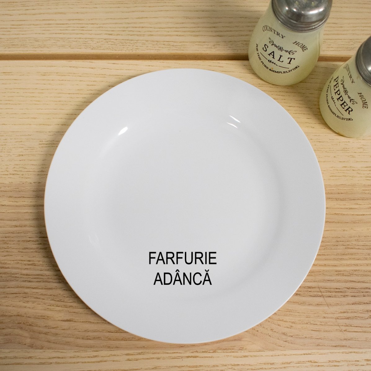 Farfurie personalizată cu text - Fluturi