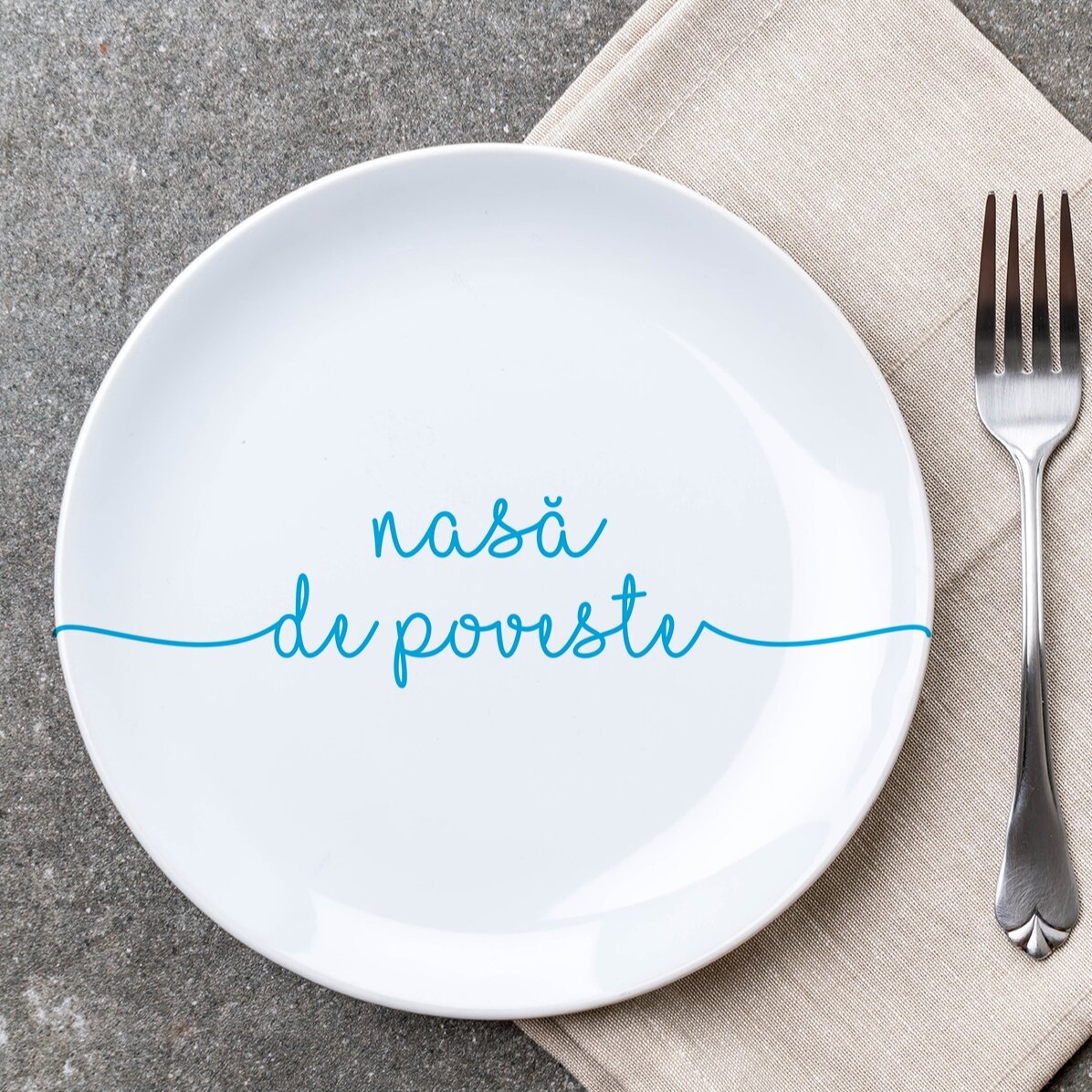 Farfurie personalizată cu text - Sea Sprite