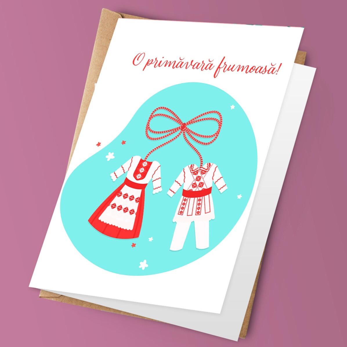 Felicitare personalizată cu mesaj - O primăvară frumoasă!