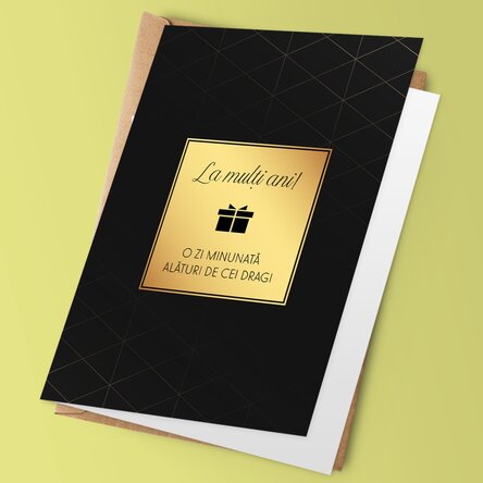 Felicitare personalizată cu mesaj pentru zi de naștere - Best wishes